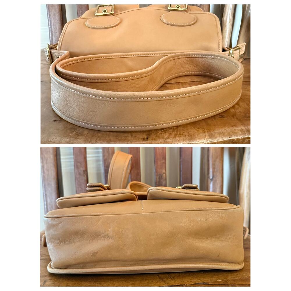 Vintage Coach Legacy Small Field Bag 9128 Tan Leather Crossbody Rare 2001 - Picture 4 of 16